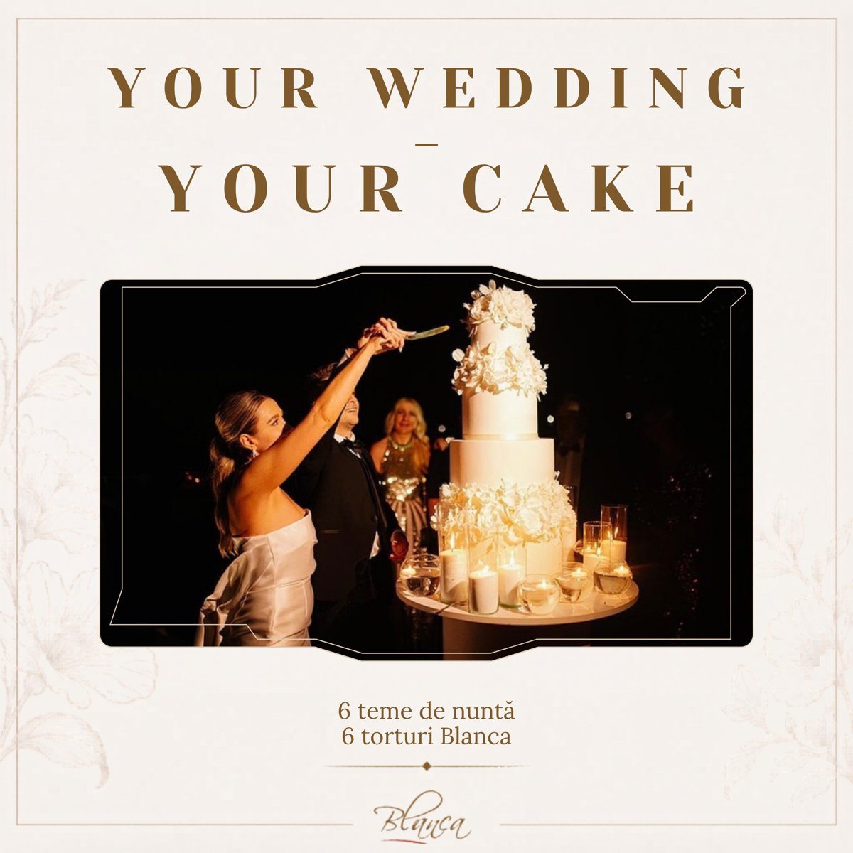 Your wedding, your cake